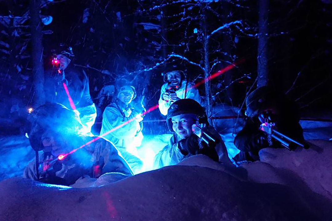 Winter Laser World