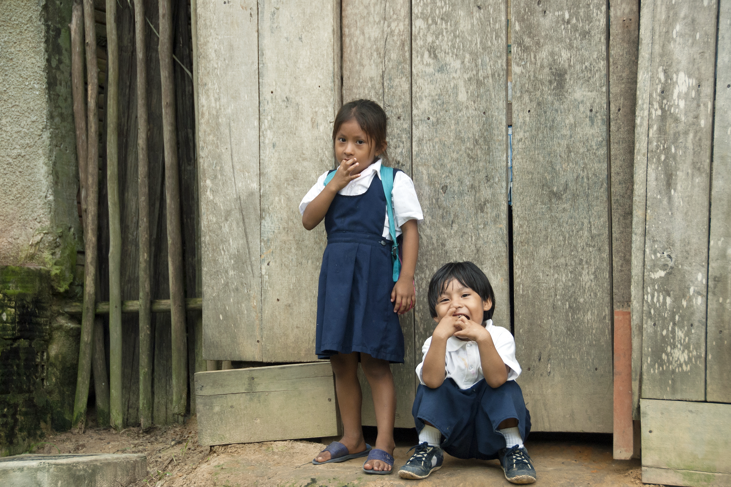School children in Peru