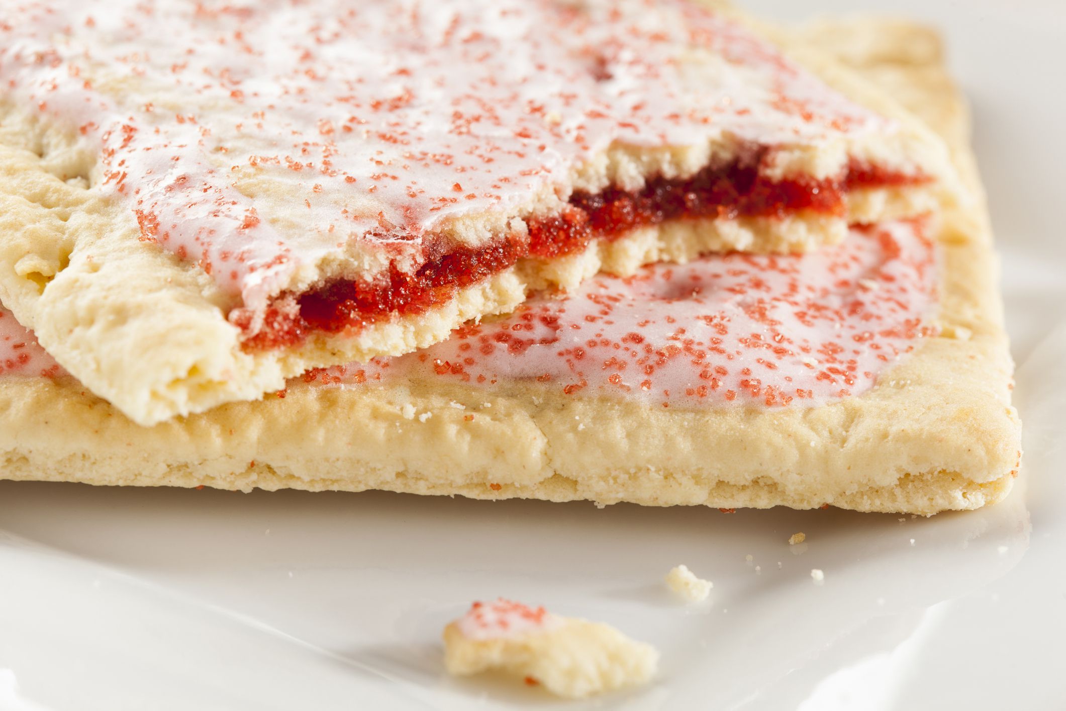two red fruit toaster pastries