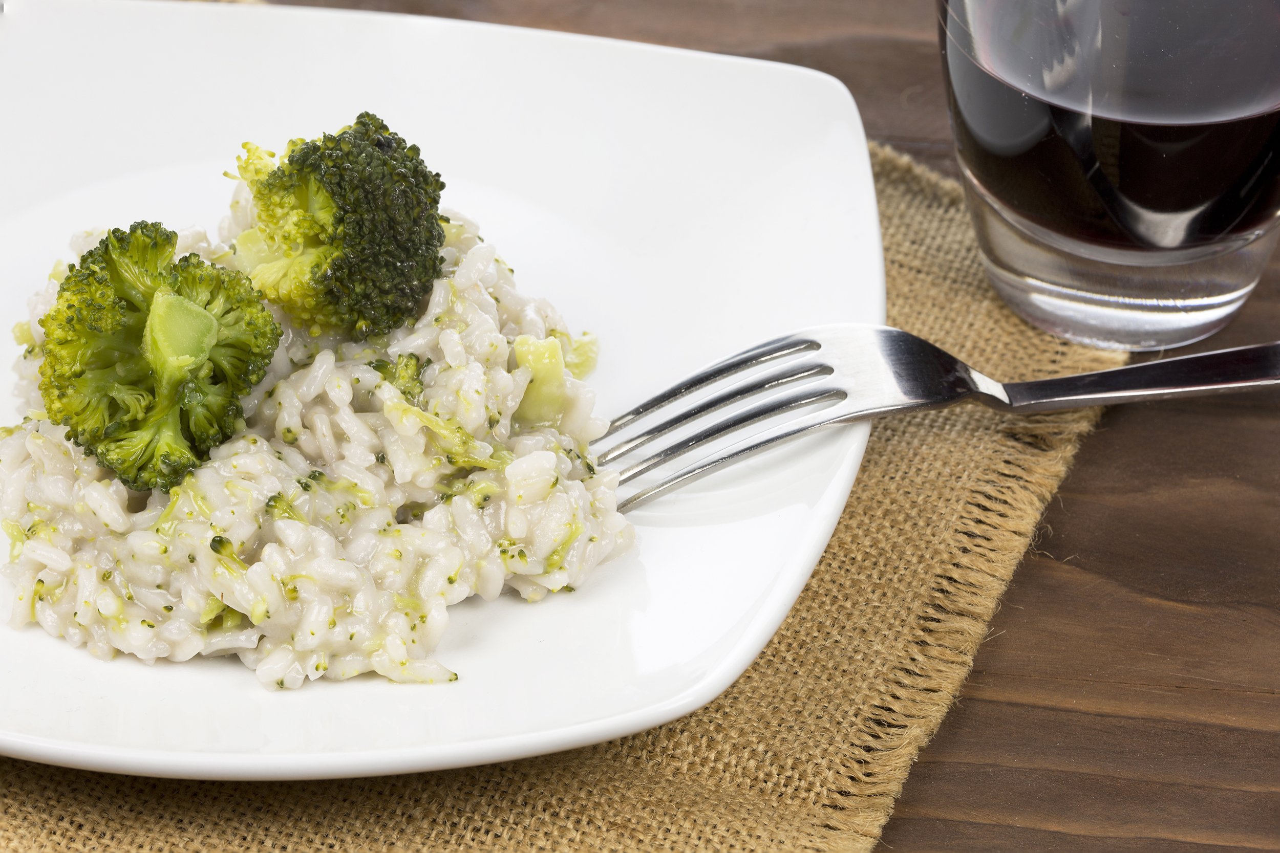 risotto with broccoli