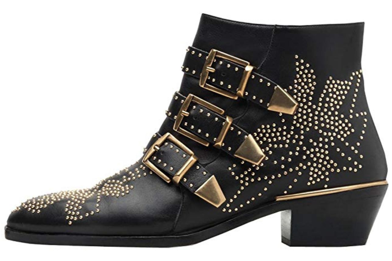 Comfity Studded Ankle Boots