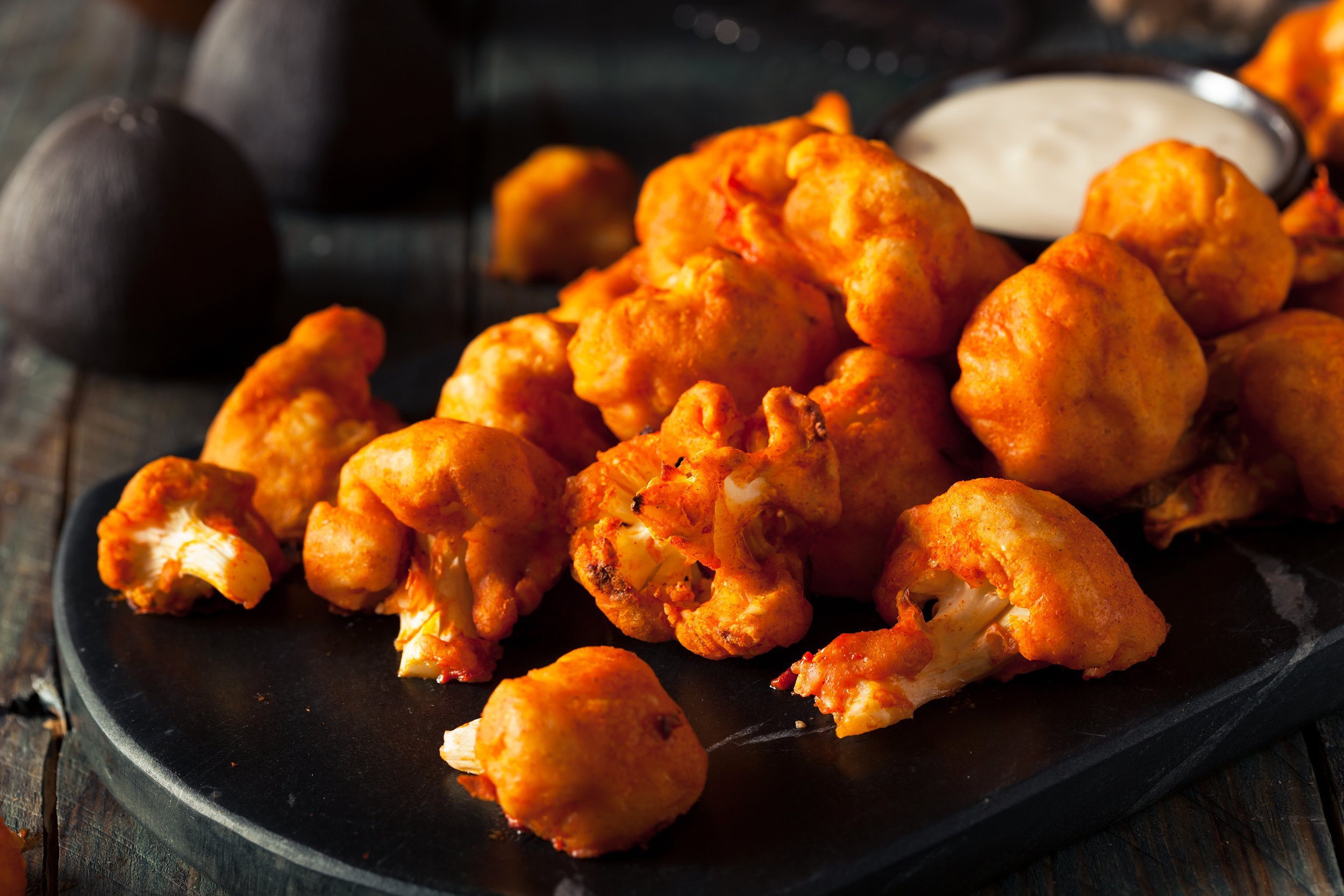 Buffalo Cauliflower Bites
