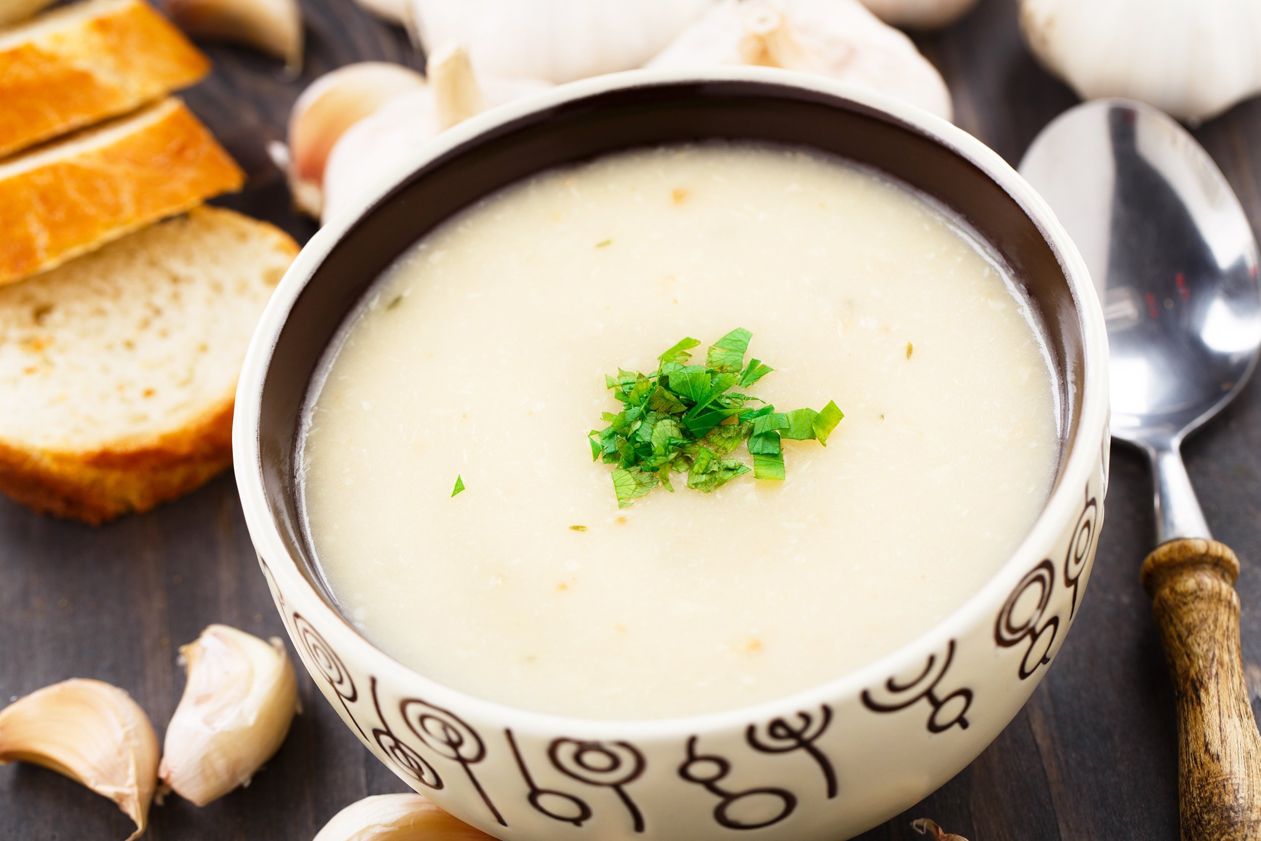 Roasted Garlic Soup