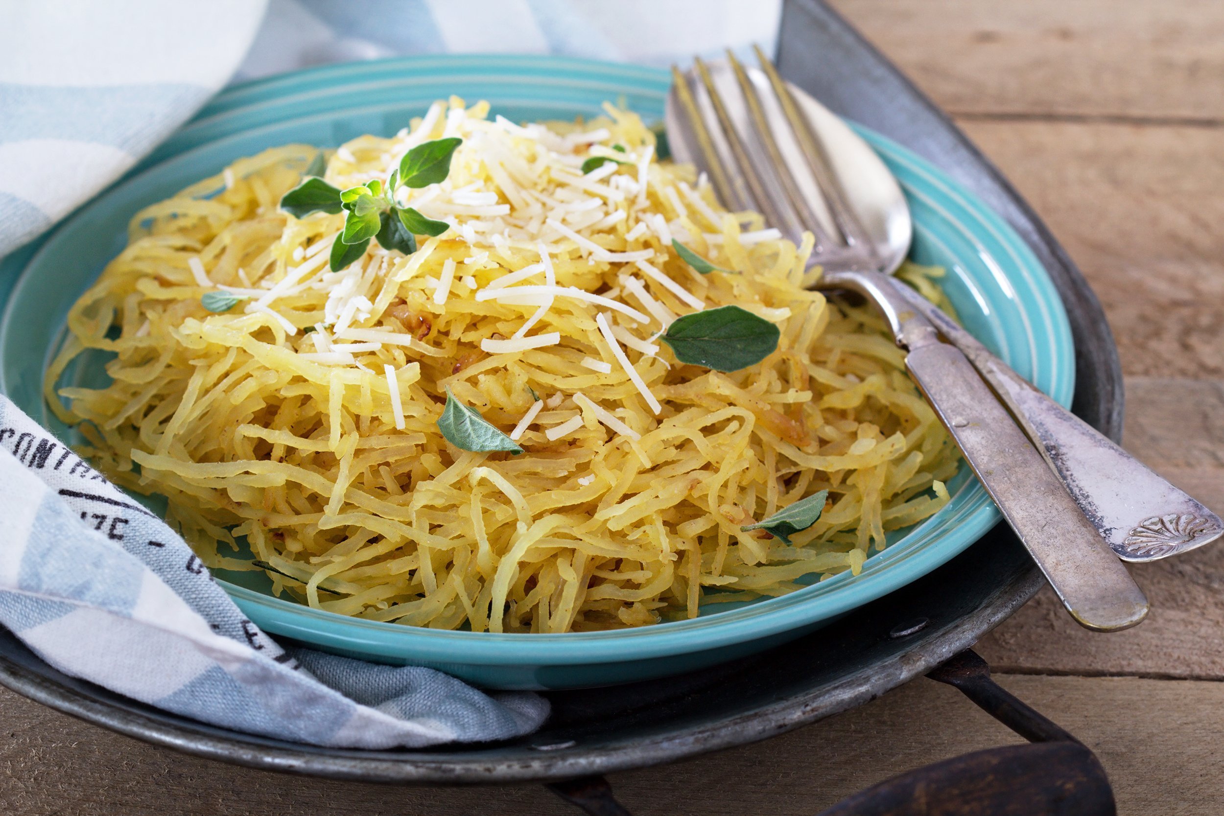 Warm Spaghetti-Squash Salad