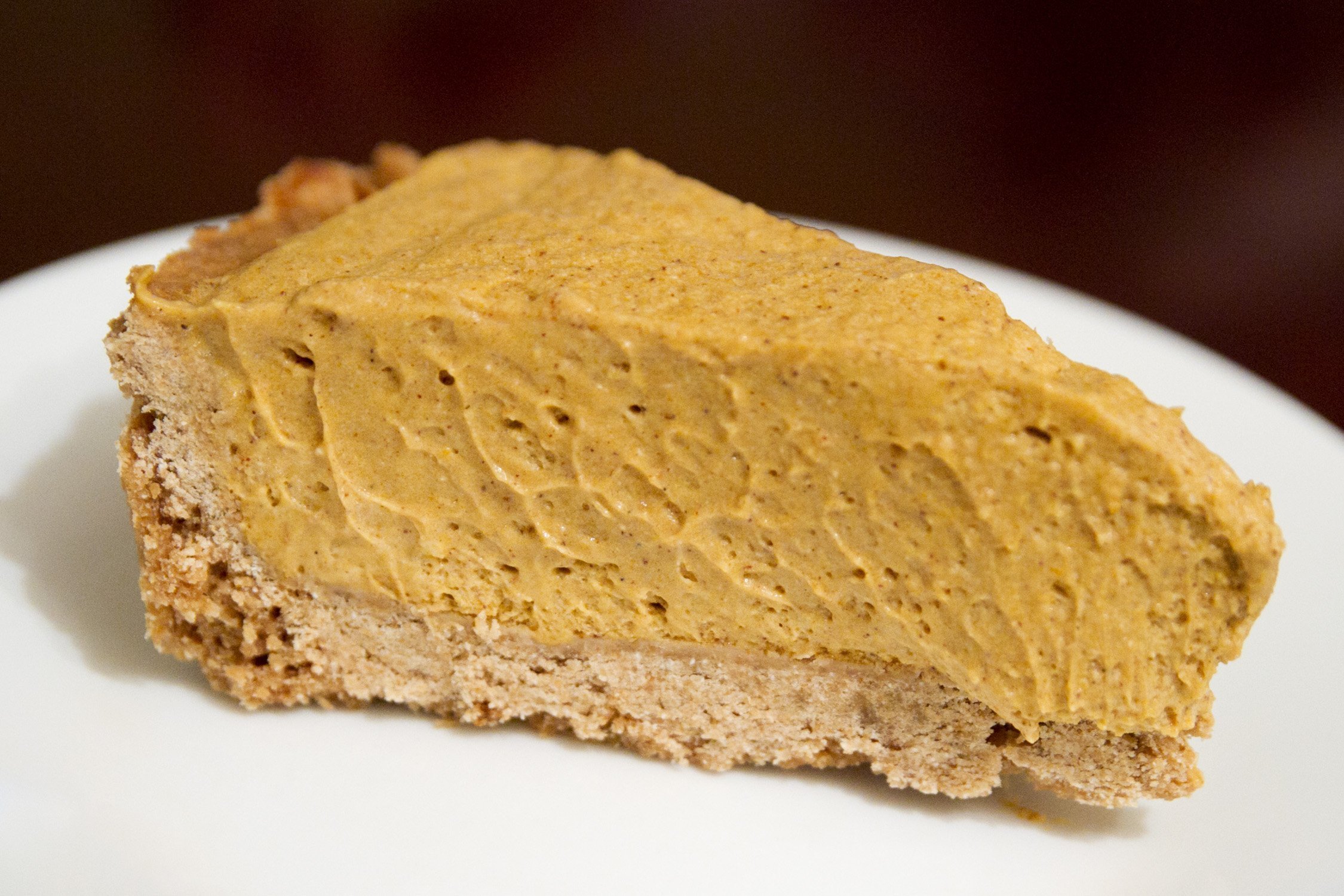 Frozen Pumpkin Mousse Pie