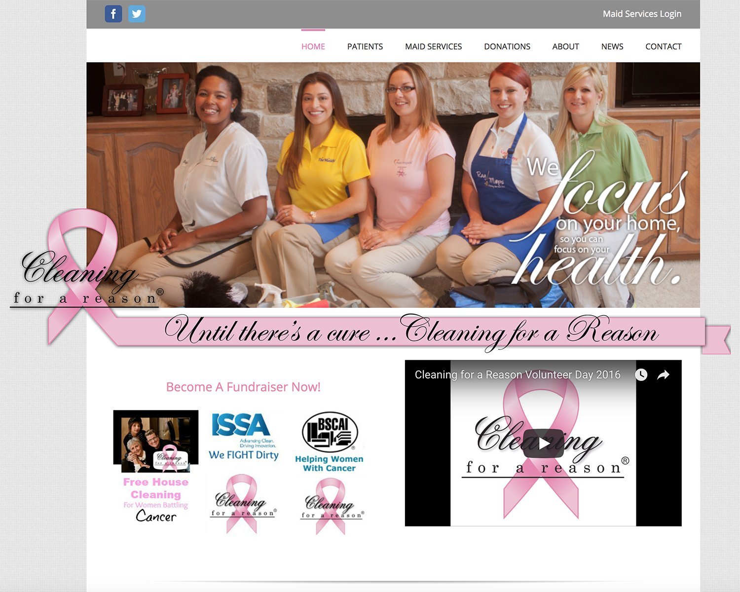 Cleaning for a Reason Website