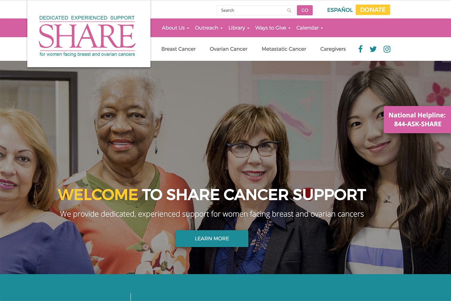 Share Cancer Support Website