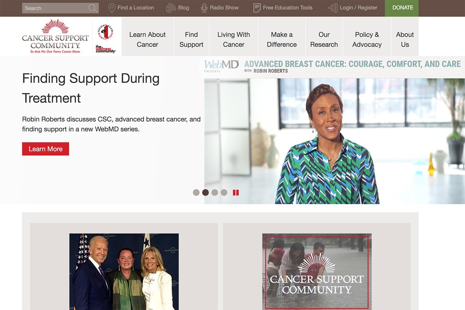 Cancer Support Community Website