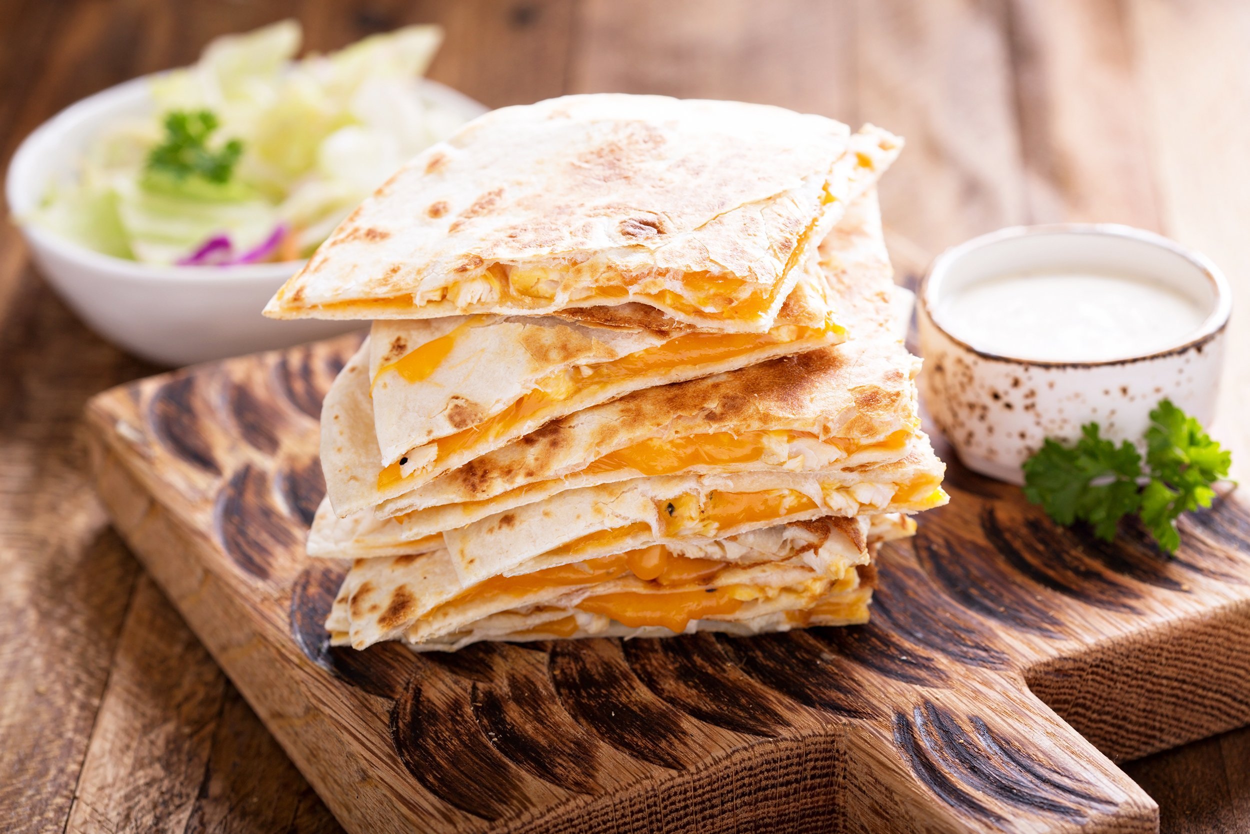 apple quesadilla
