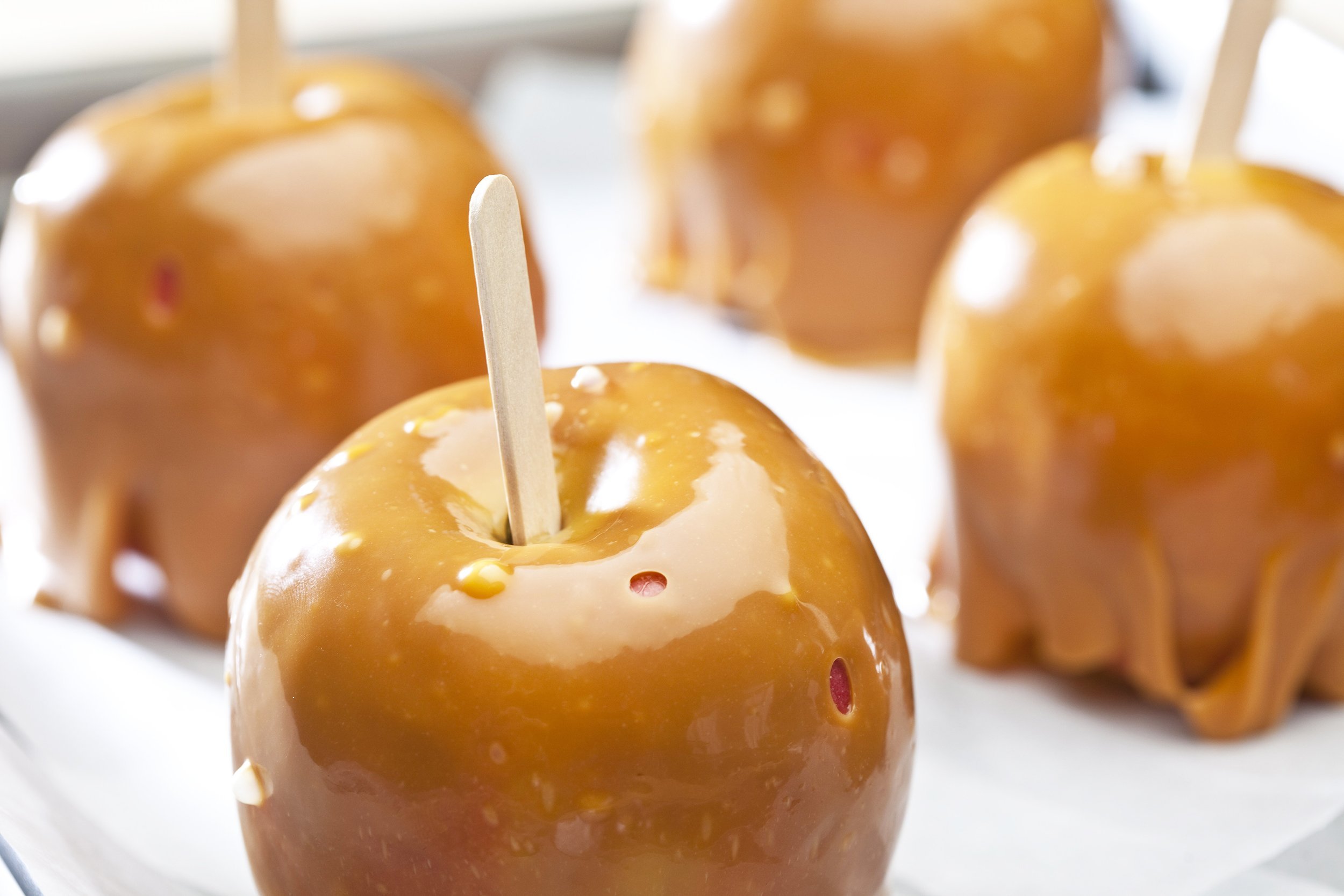 caramel apples