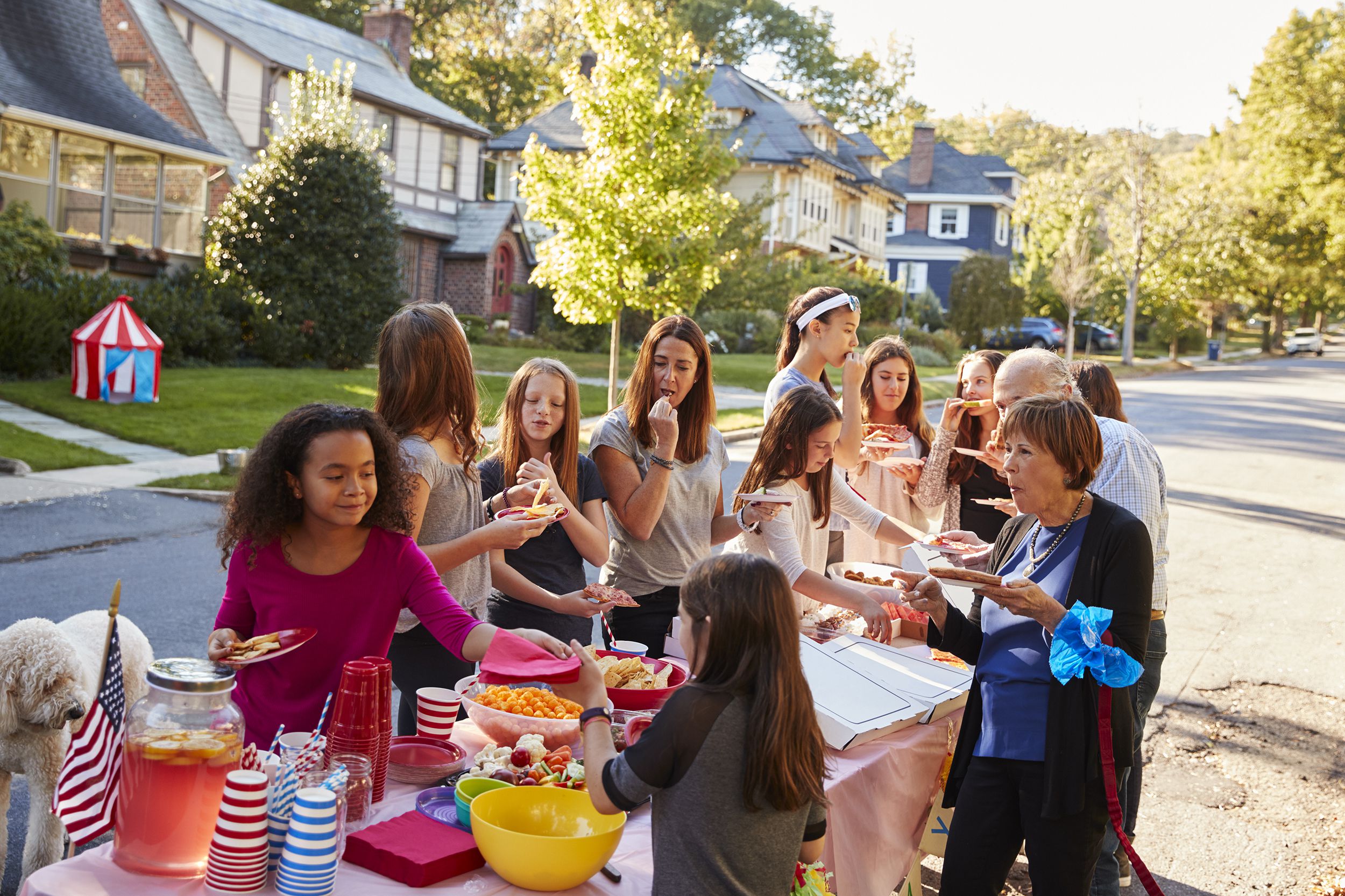 Neighborhood block party
