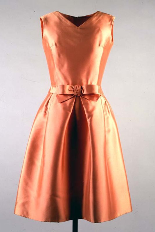 Jackie Kennedy Apricot Oleg Cassini Dress