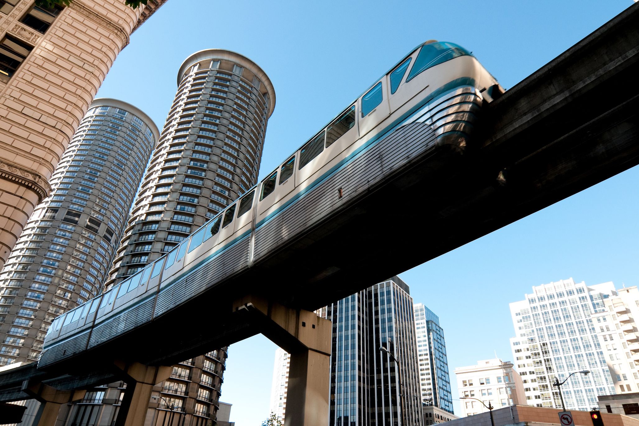 seattle railway in city center