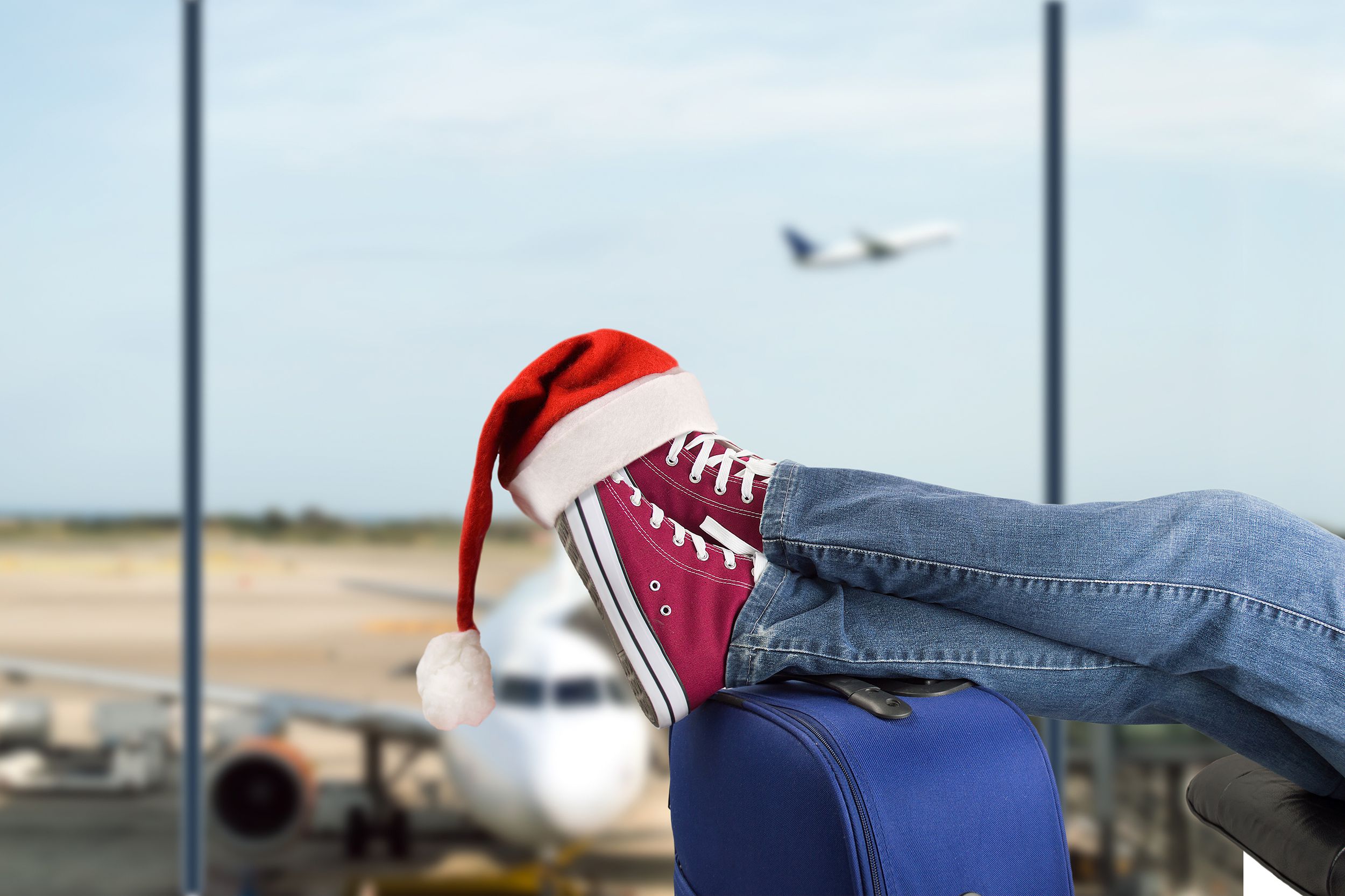 Flying on Christmas day