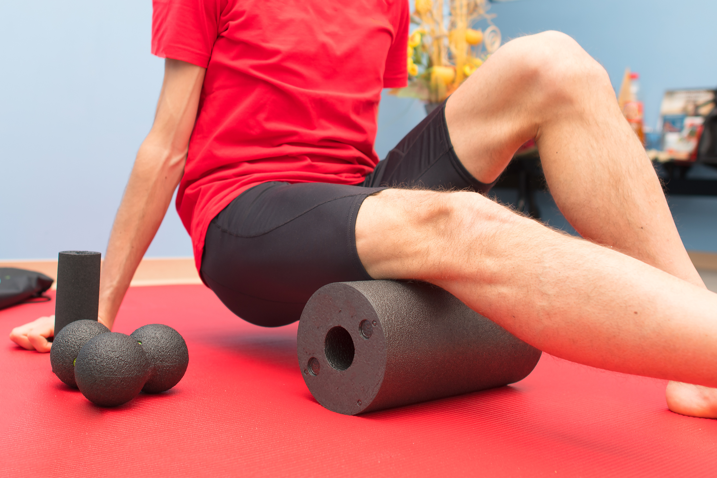Using a foam roller