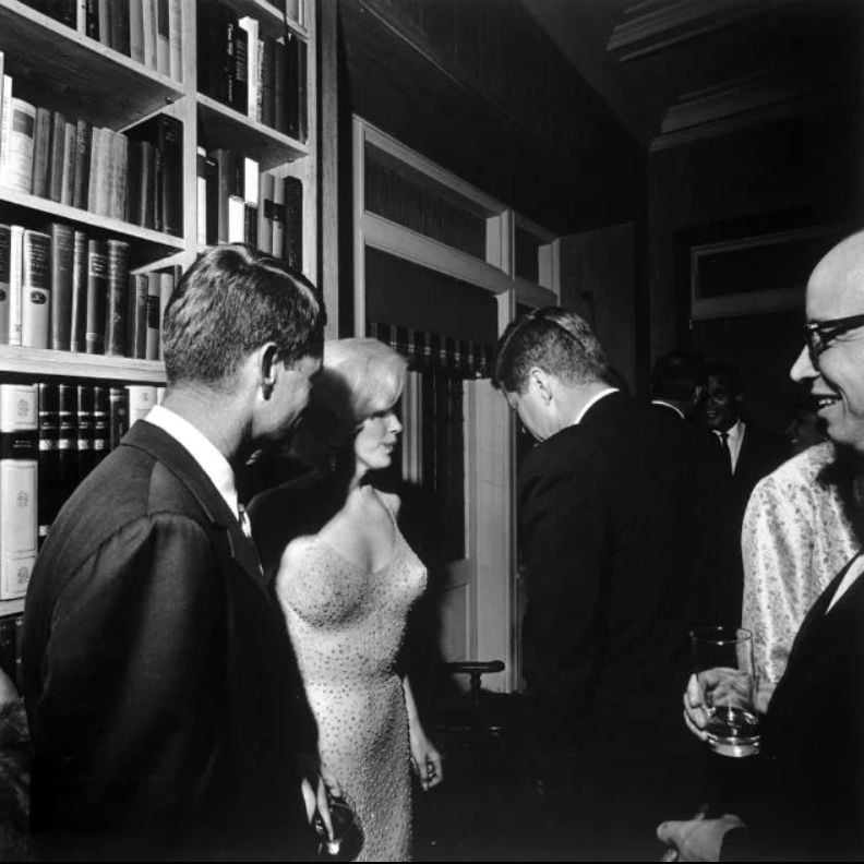 Marilyn Monroe with JFK