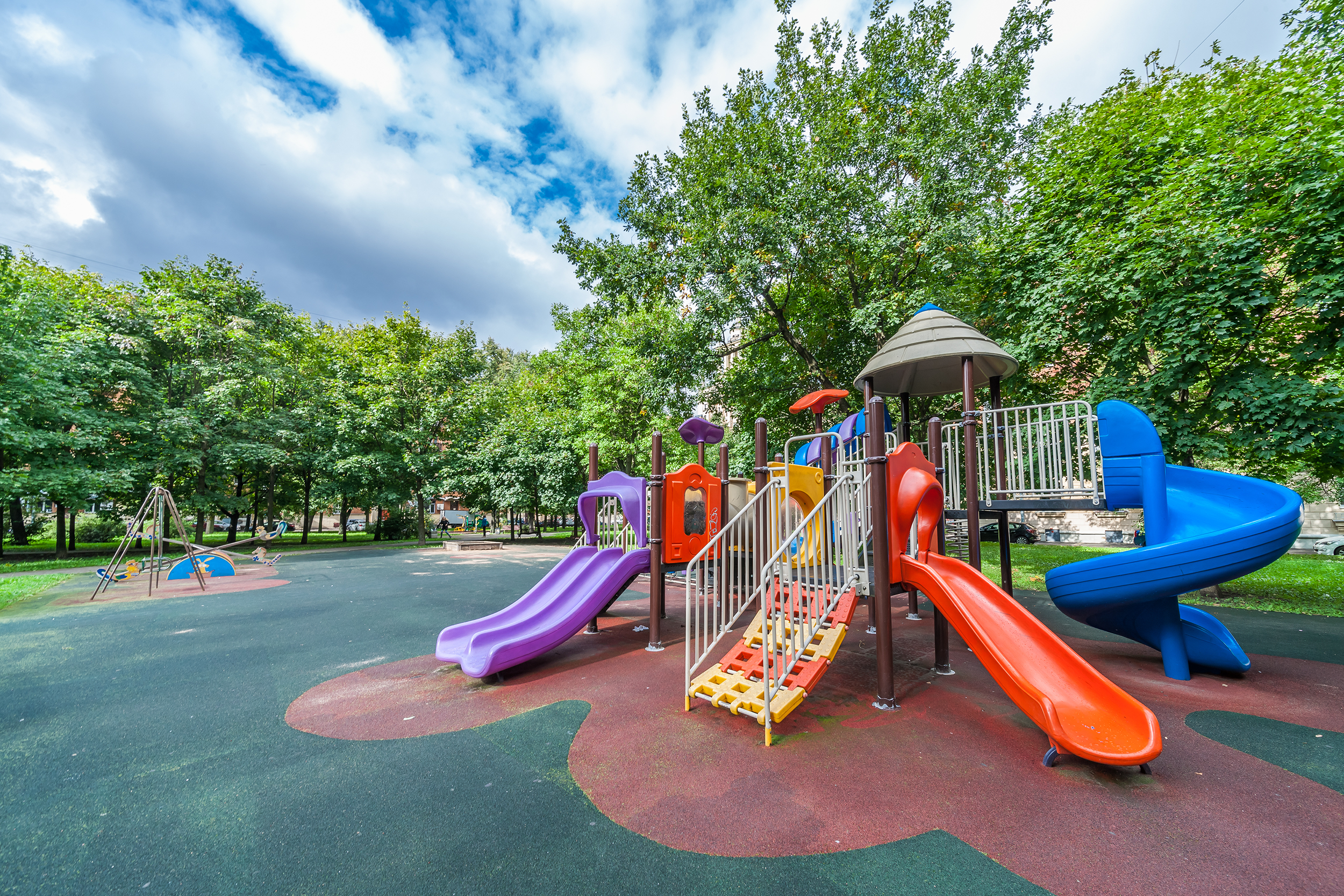 Colorful playground