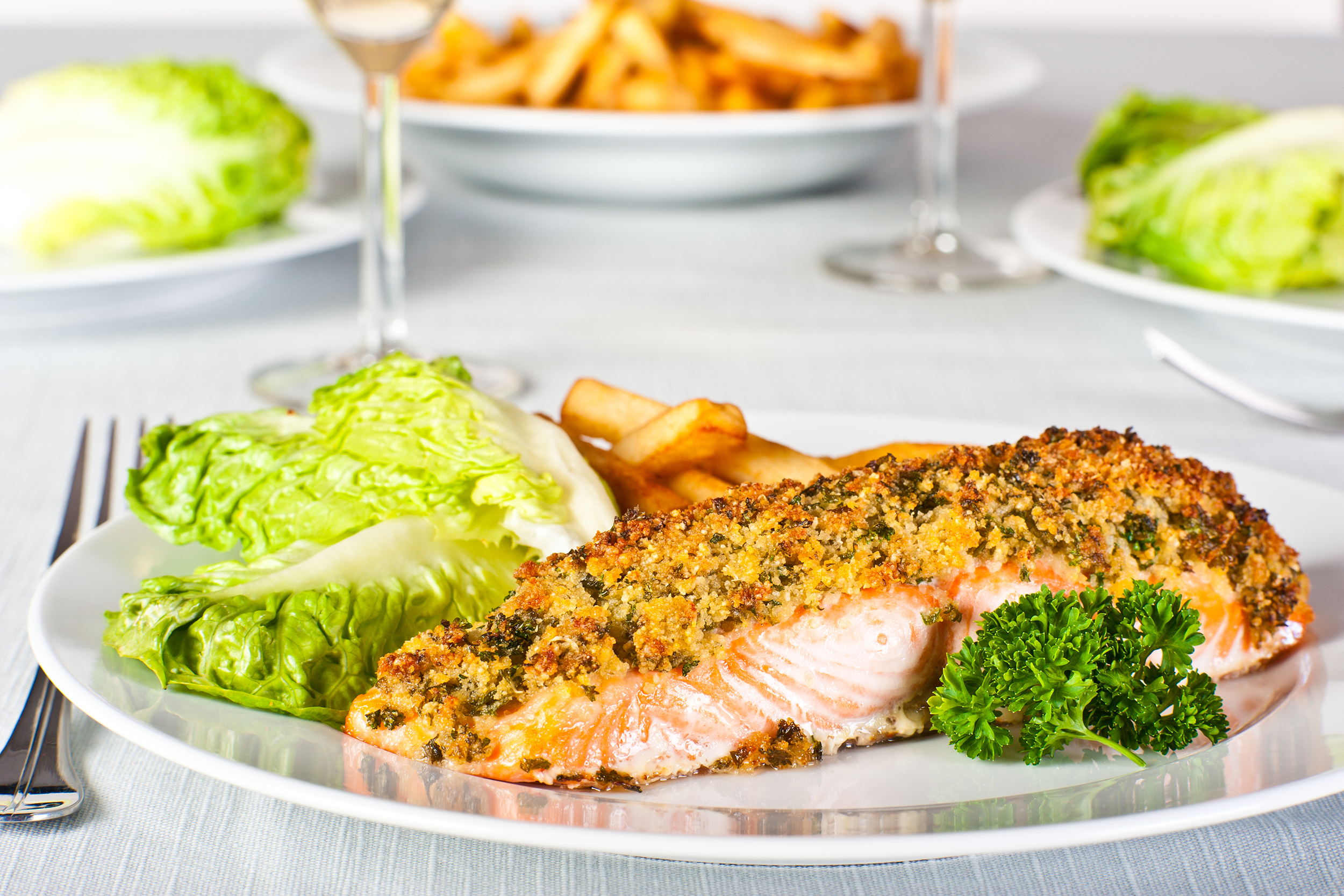 Crusted salmon