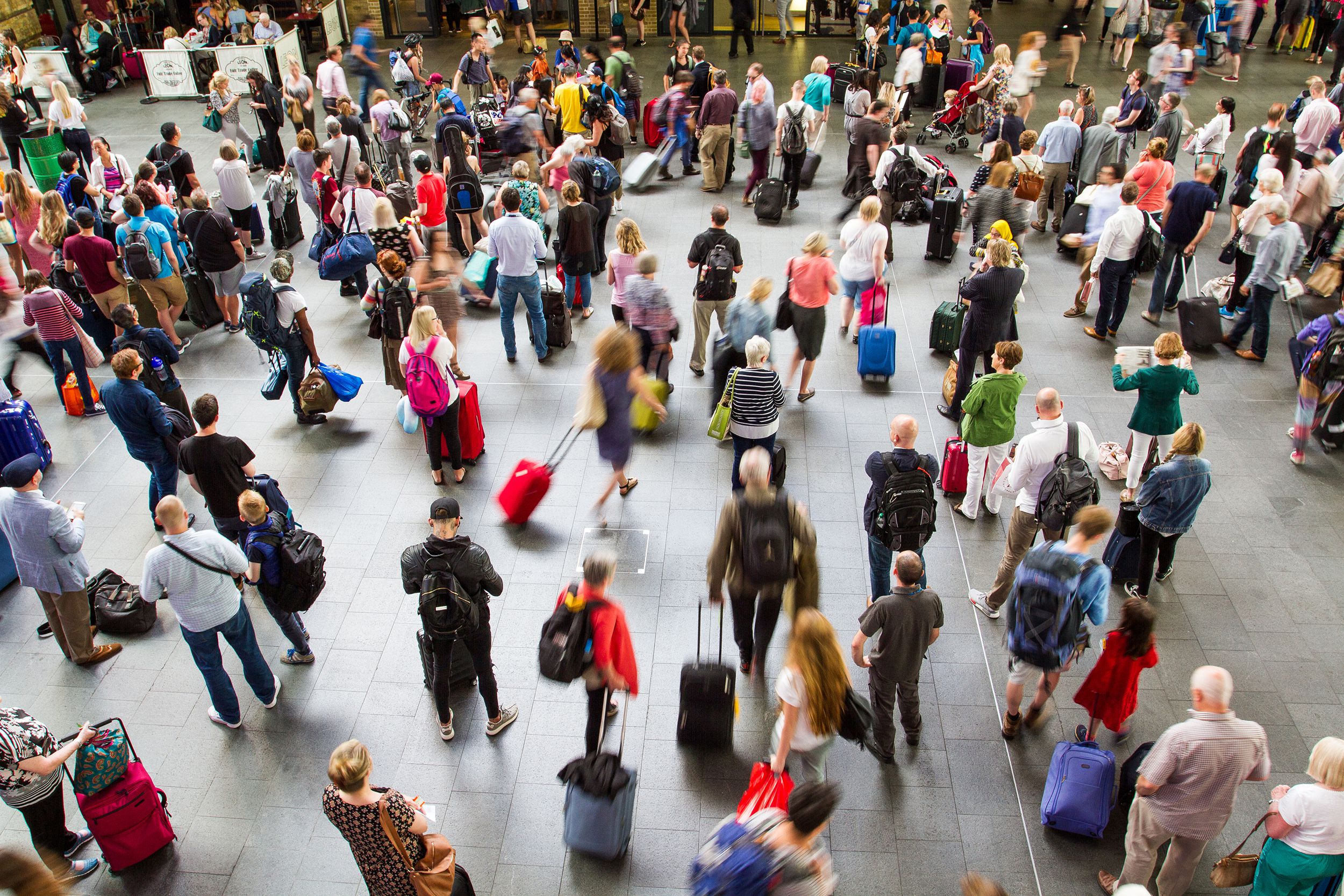 Busy airport