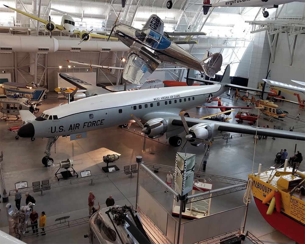 The Steven F. Udvar-Hazy Center in Chantilly, Virginia