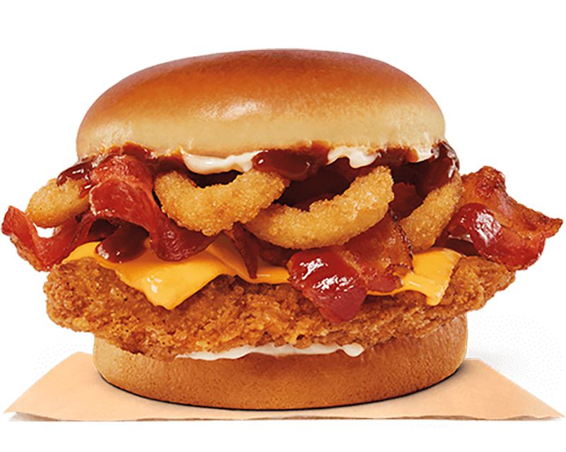 Rodeo Crispy Chicken Sandwich Meal, Burger King