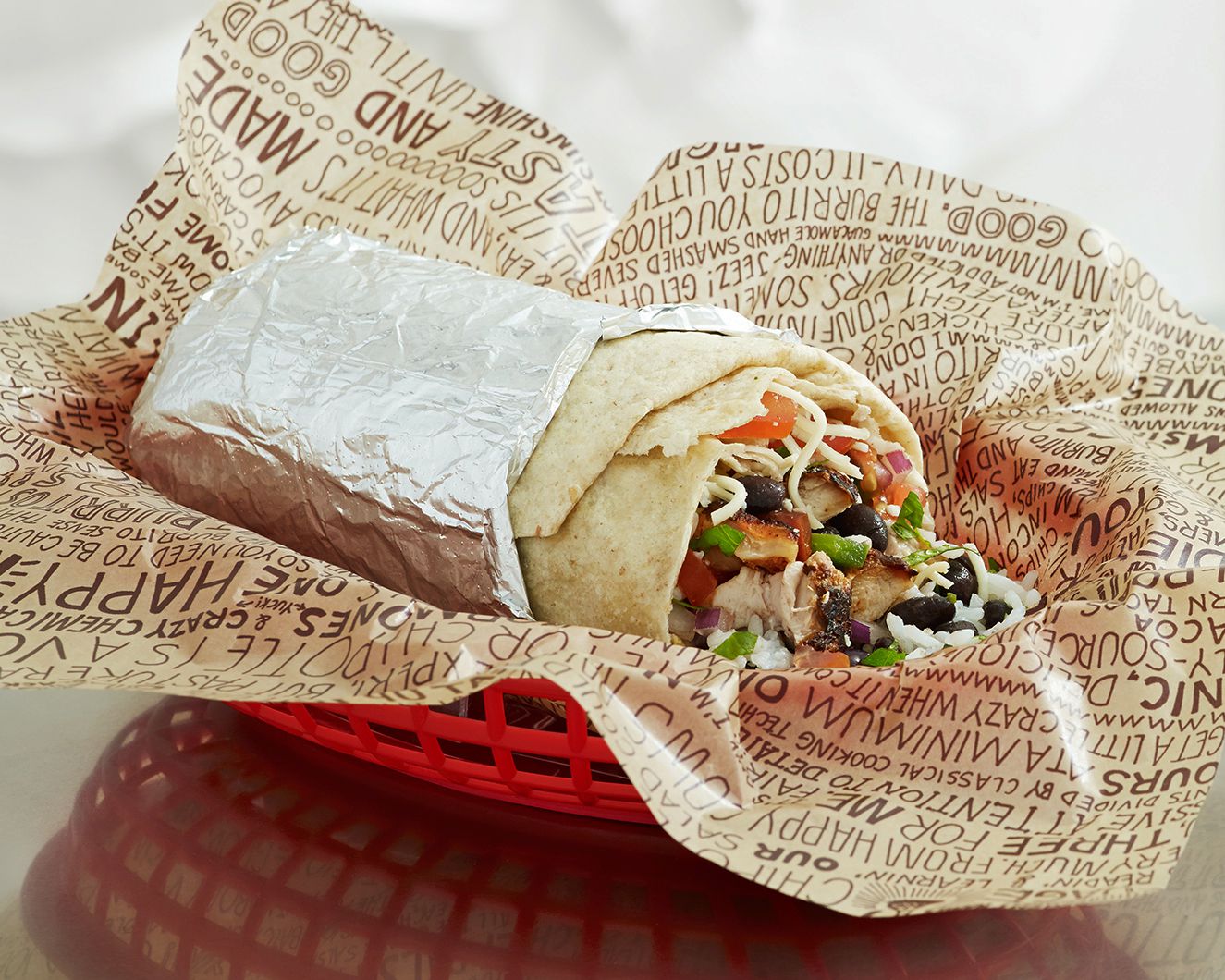 Chicken Burrito Meal, Chipotle