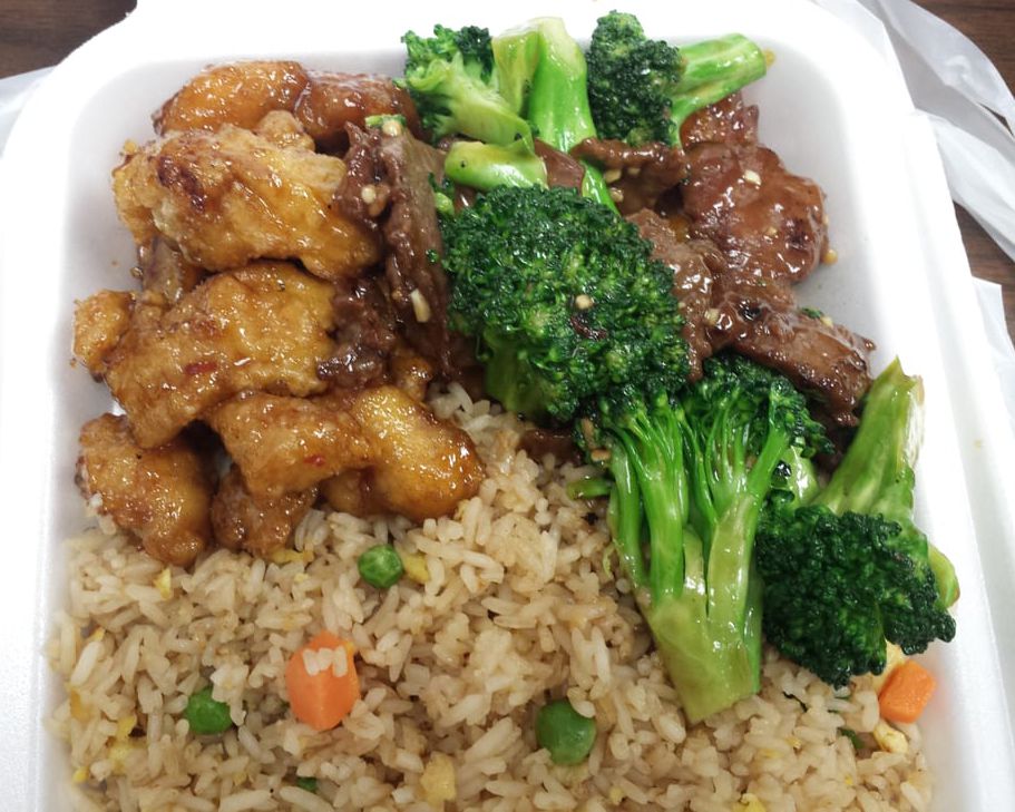 Orange Chicken and Broccoli Beef, Panda Express