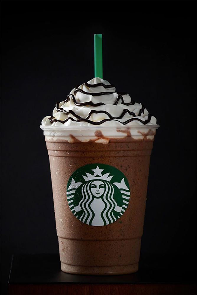 Venti Java Chip Frappuccino and a Scone, Starbucks