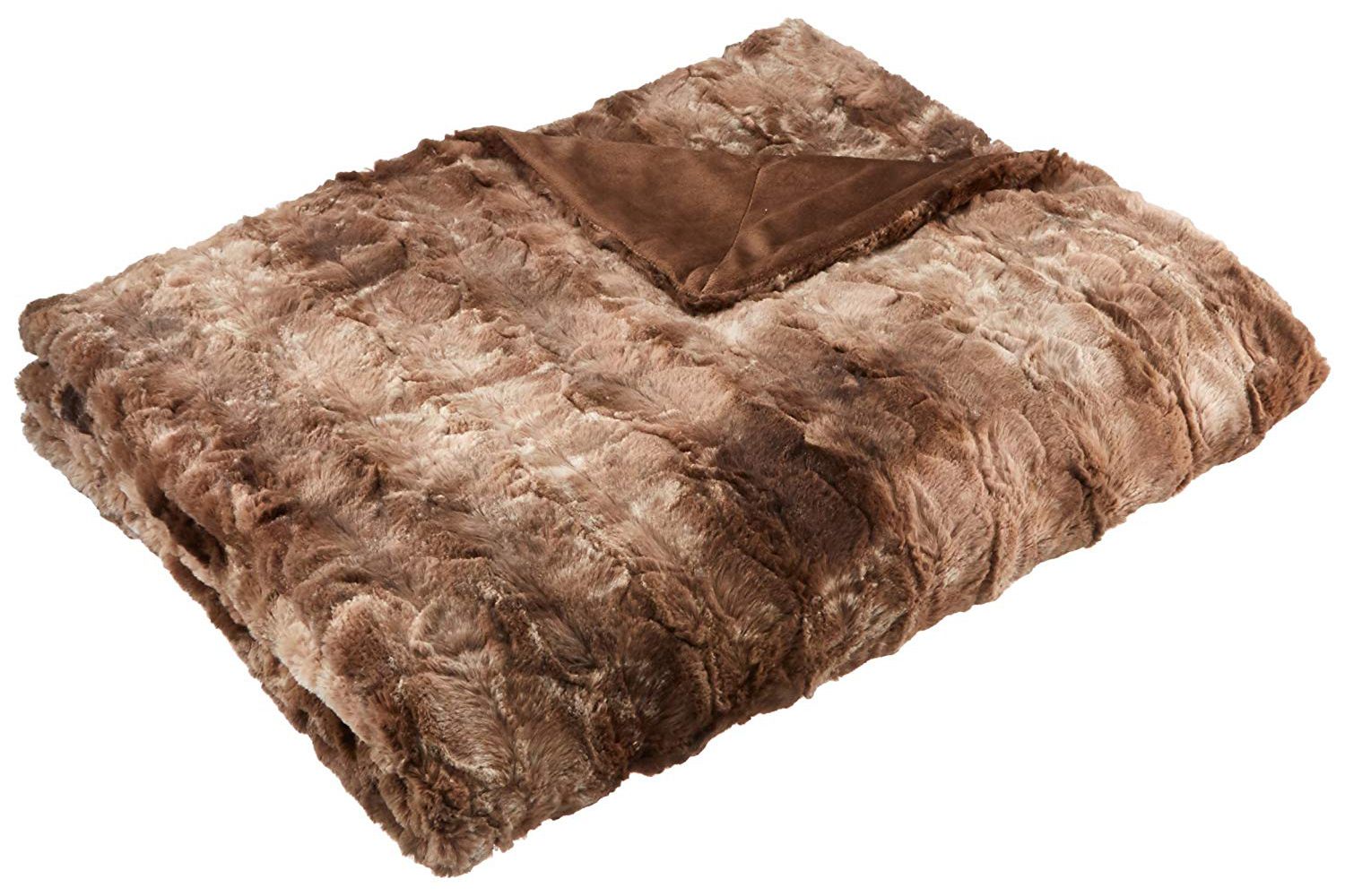 Pinzon Faux Fur Throw Blanket