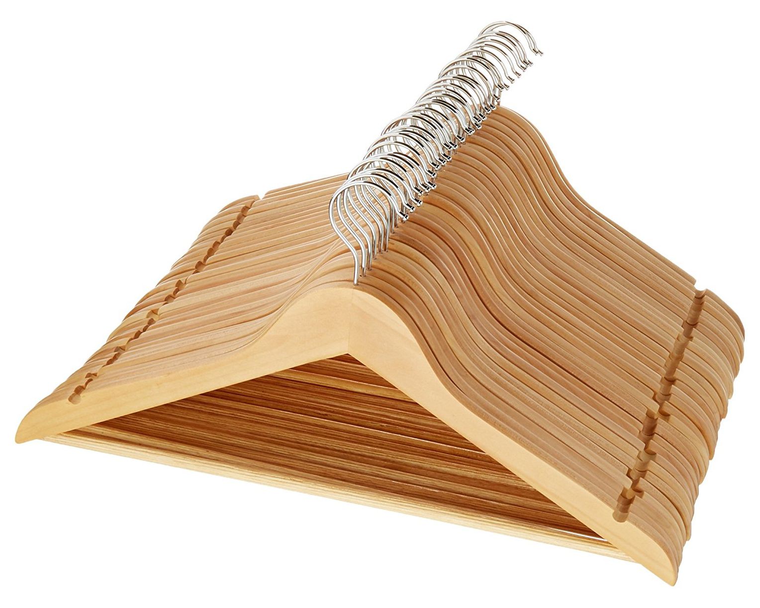 AmazonBasics Wood Suit Hangers