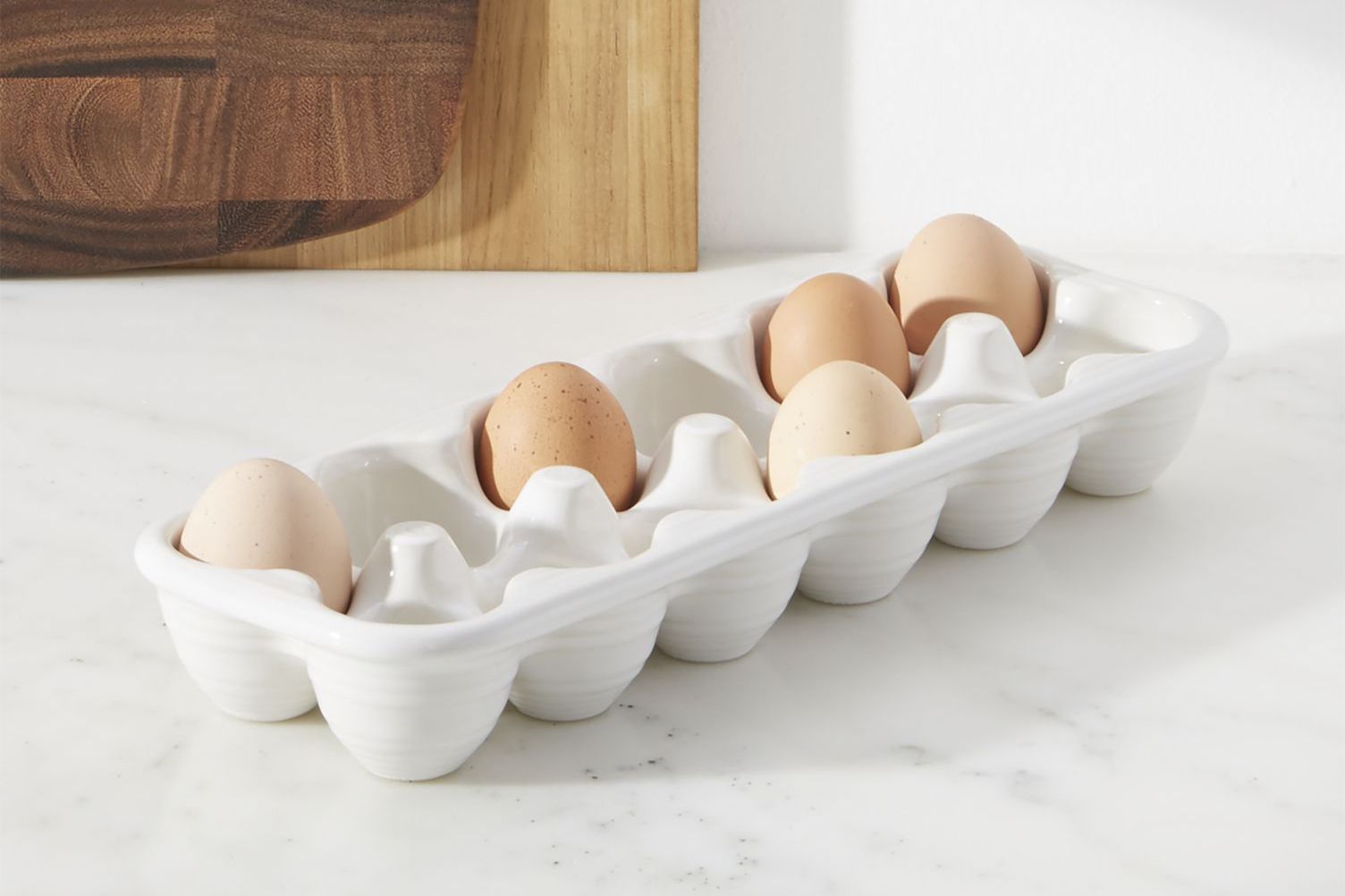 Farmhouse Ceramic Egg Crate
