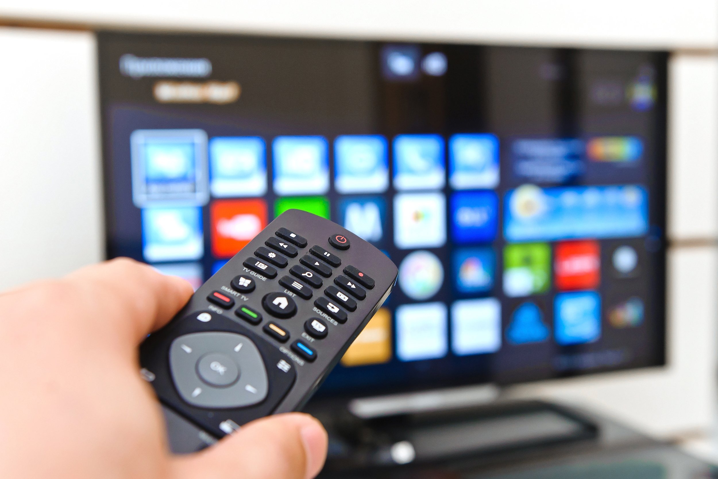 remote control and tv