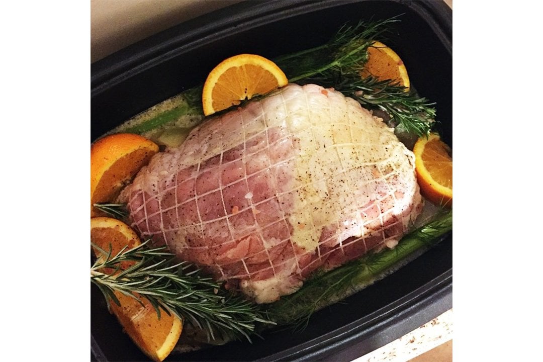 Turkey breast in a slow cooker