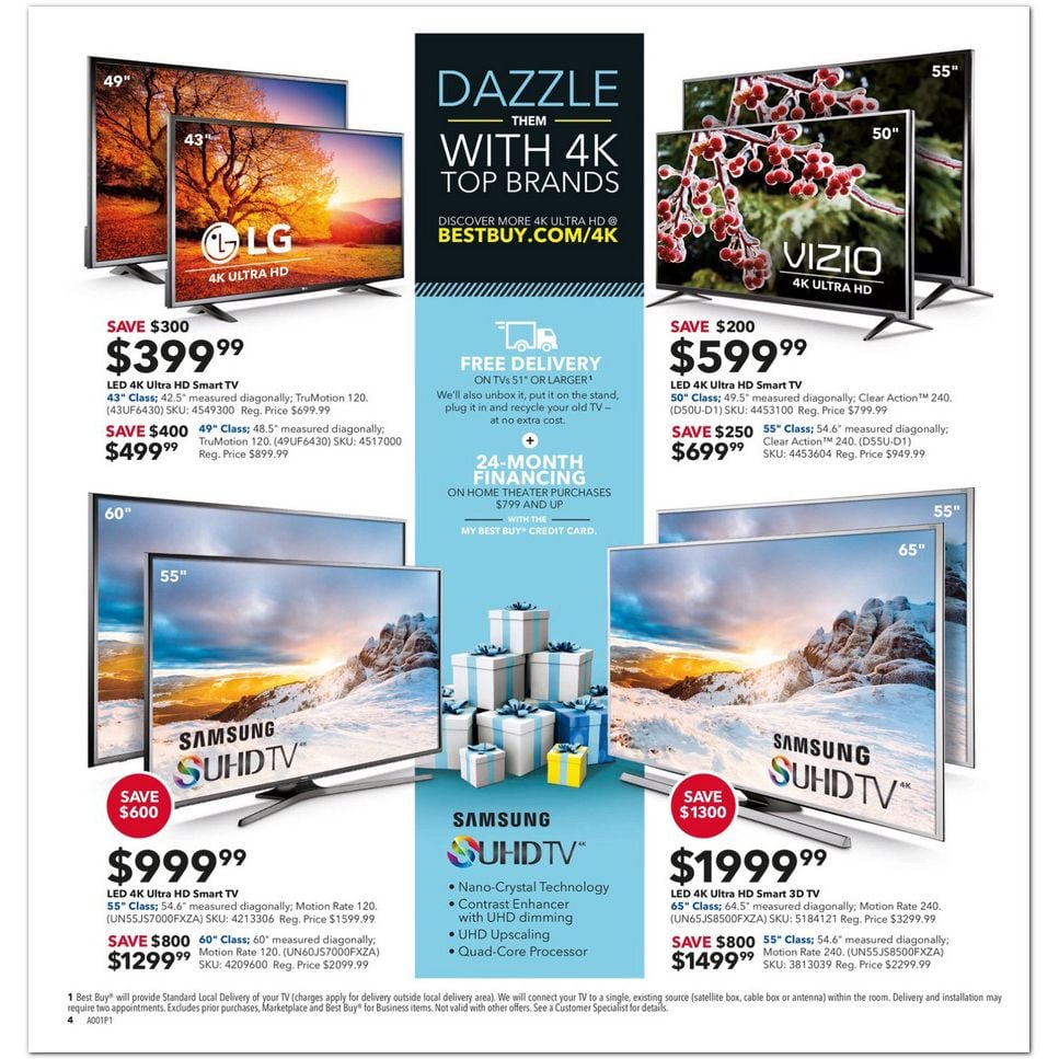 2015 — $1,300 Off Samsung 65