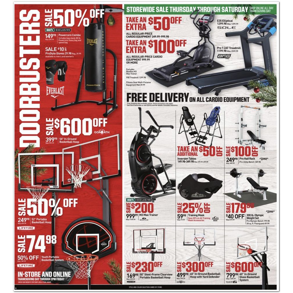 2016 — $1,200 Off BFG Pro Treadmill At Dick's