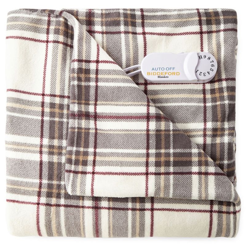 Biddeford Heated Microplush Throw