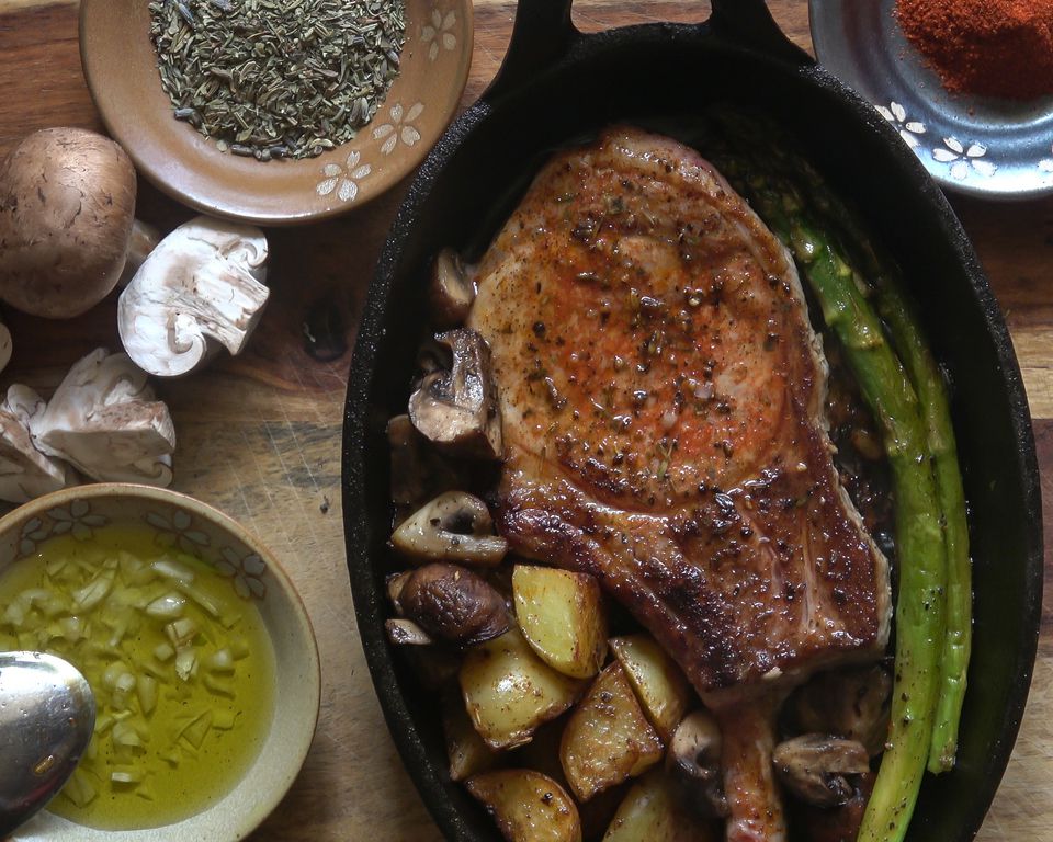 braised pork chop
