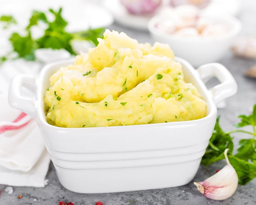 garlic roasted mashed potatoes