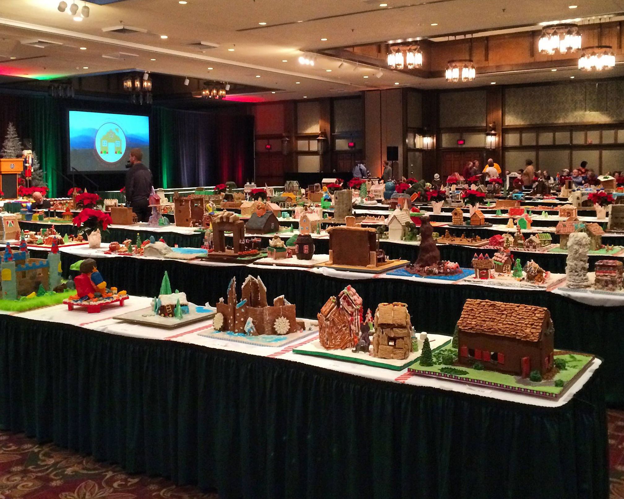 National Gingerbread House Competition, Omni Grove Park Inn, Asheville, North Carolina