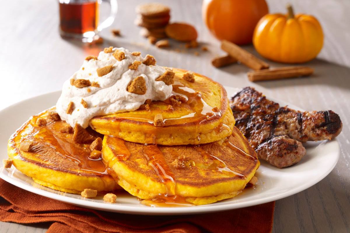 Pumpkin Pancakes at Maggiano's Little Italy