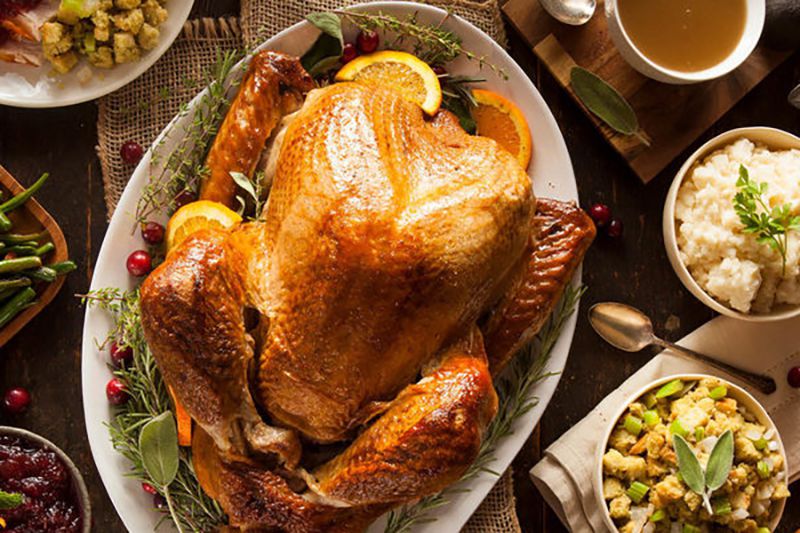 Thanksgiving Meal at The Drake, Chicago