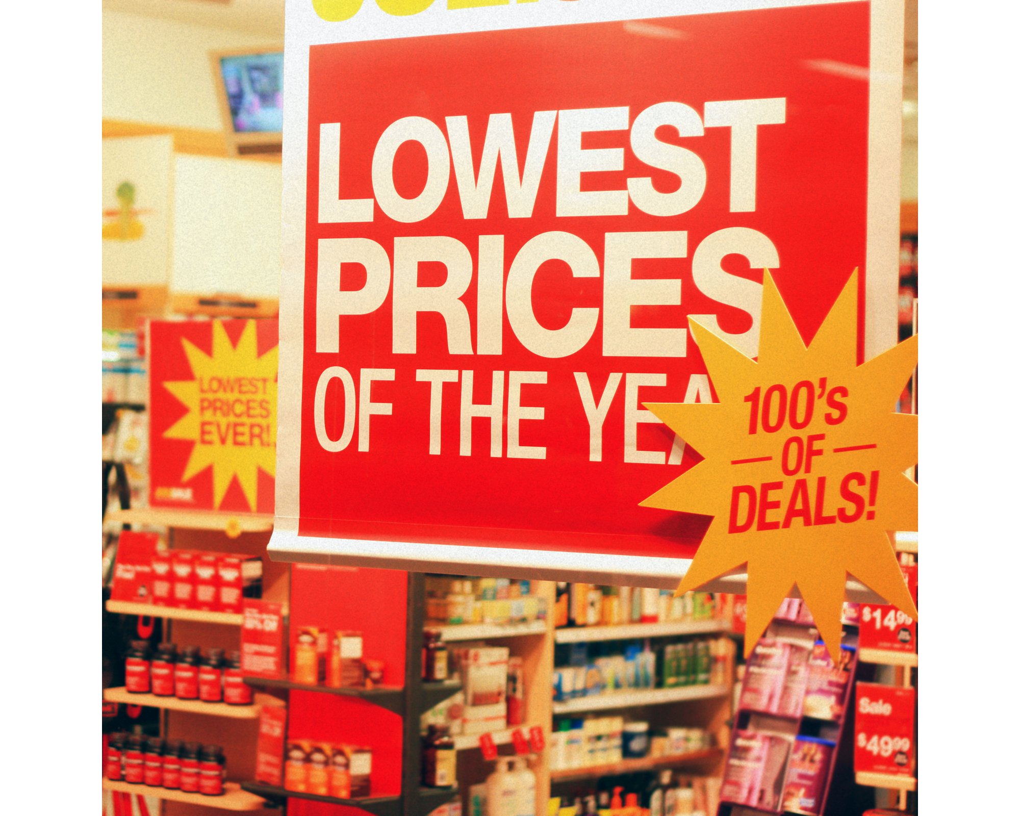 Big sale sign