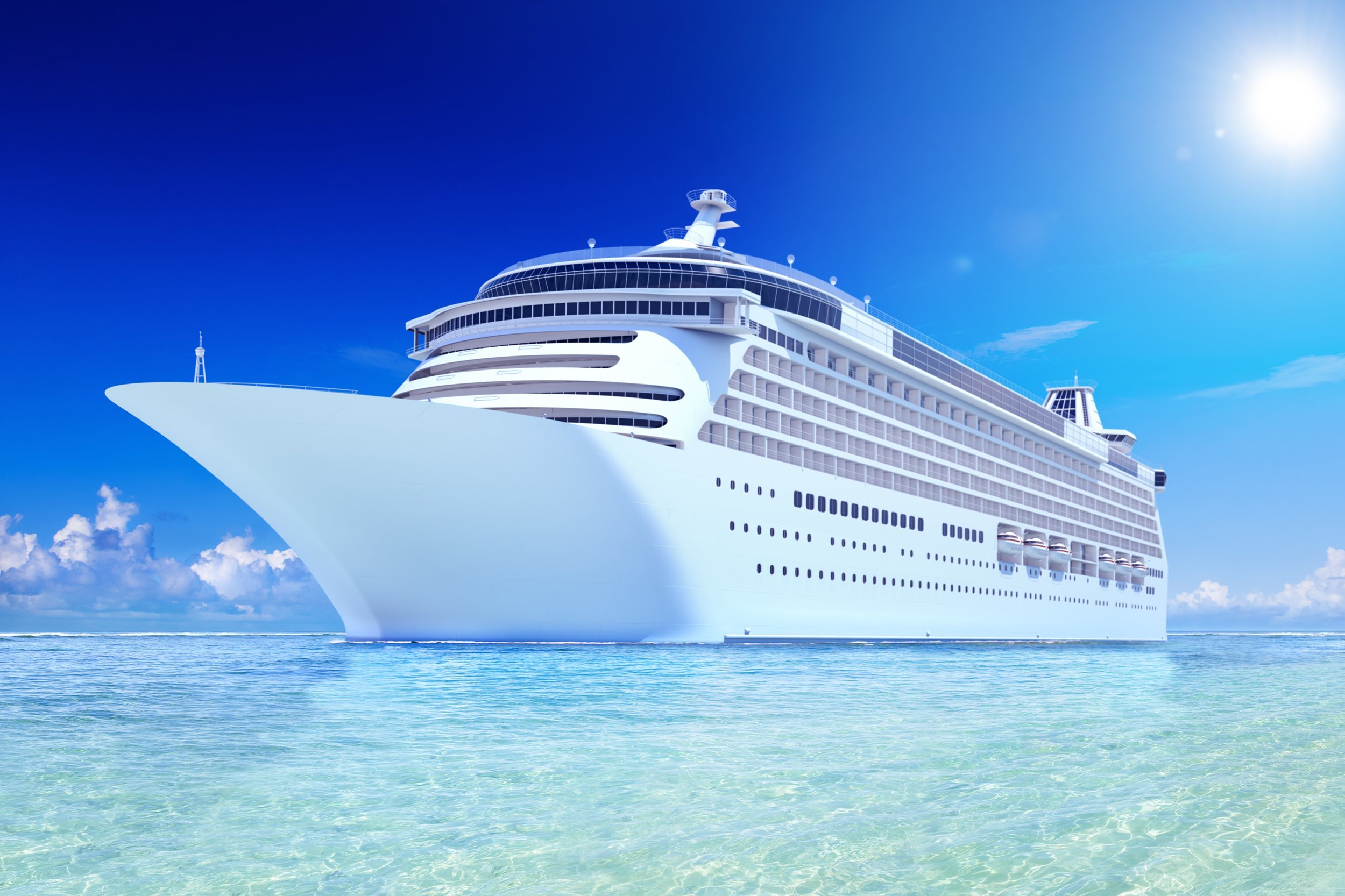cruise ship in the water