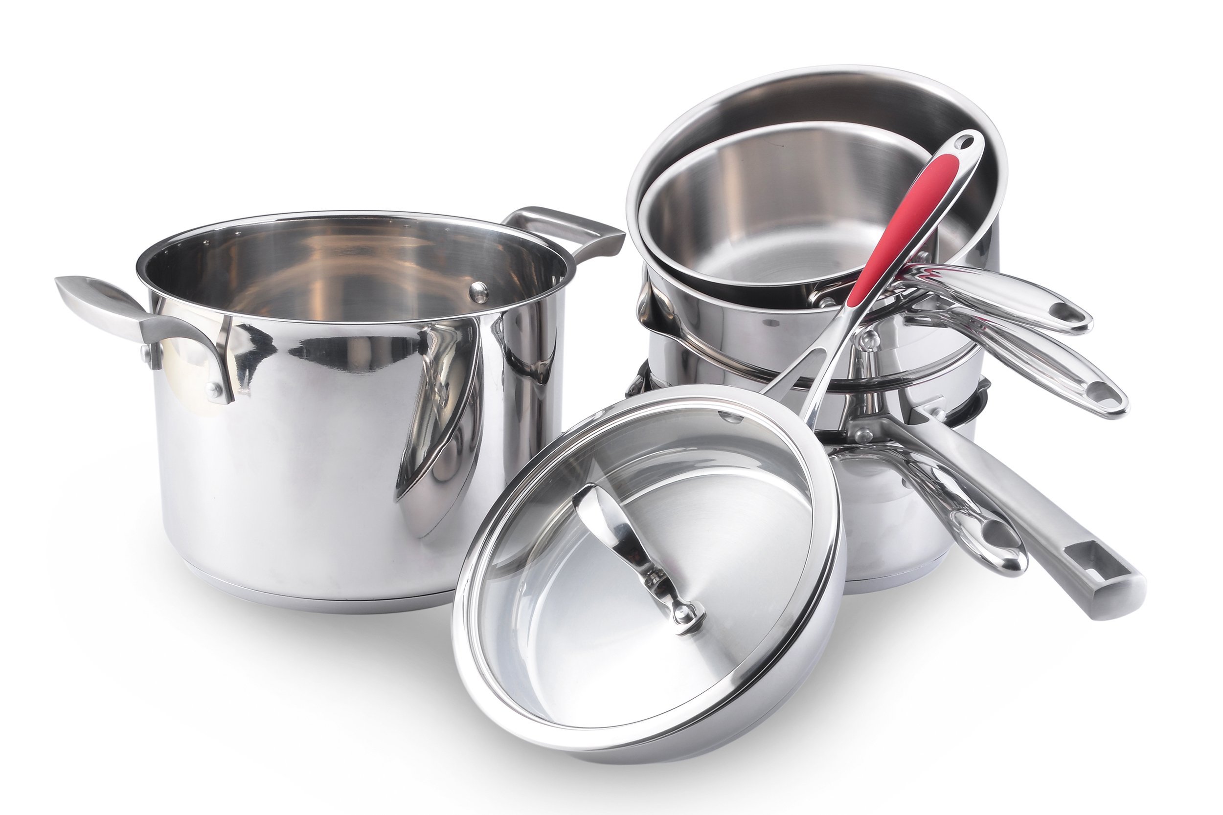 stainless steel pots and pans