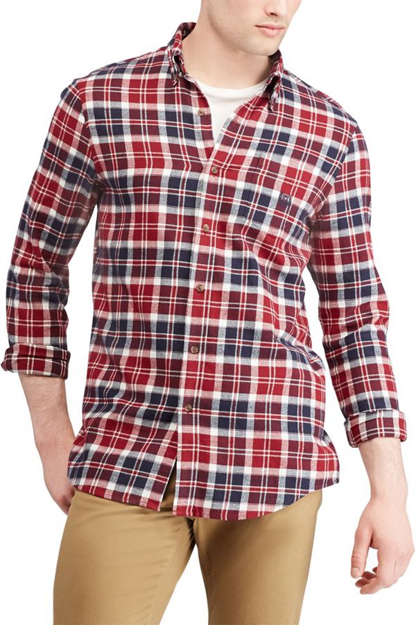 chaps performance men’s flannel shirts