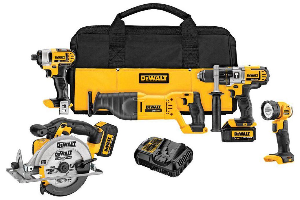 dewalt premium 5-tool combo kit