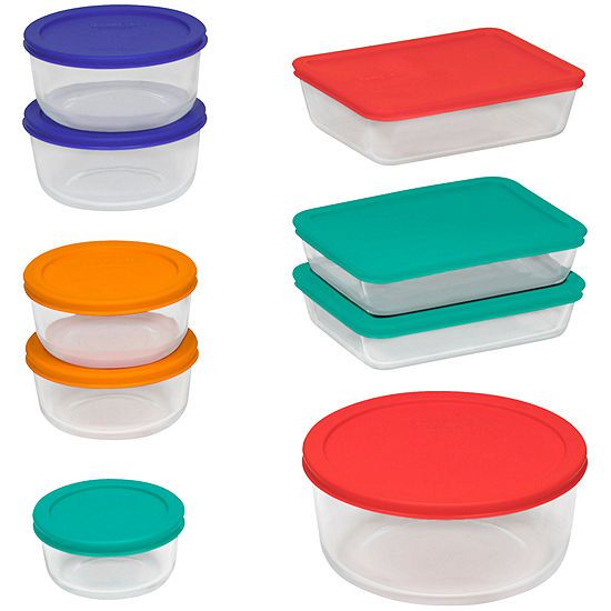 Pyrex 18-piece Glass Storage Set
