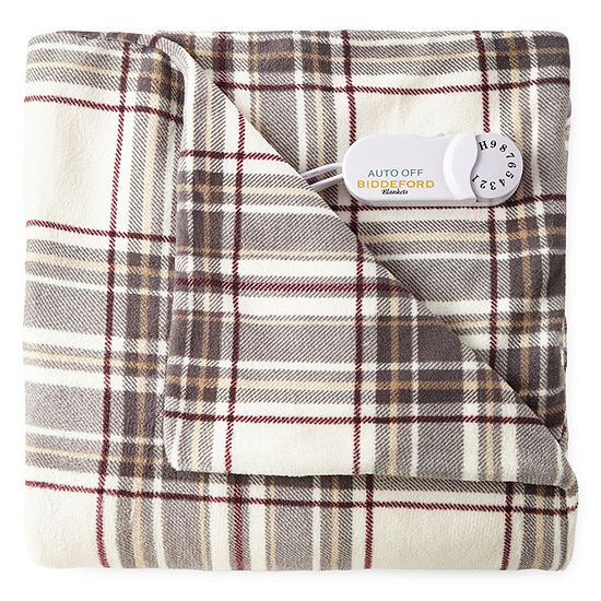Biddeford Heated Microplush Throw