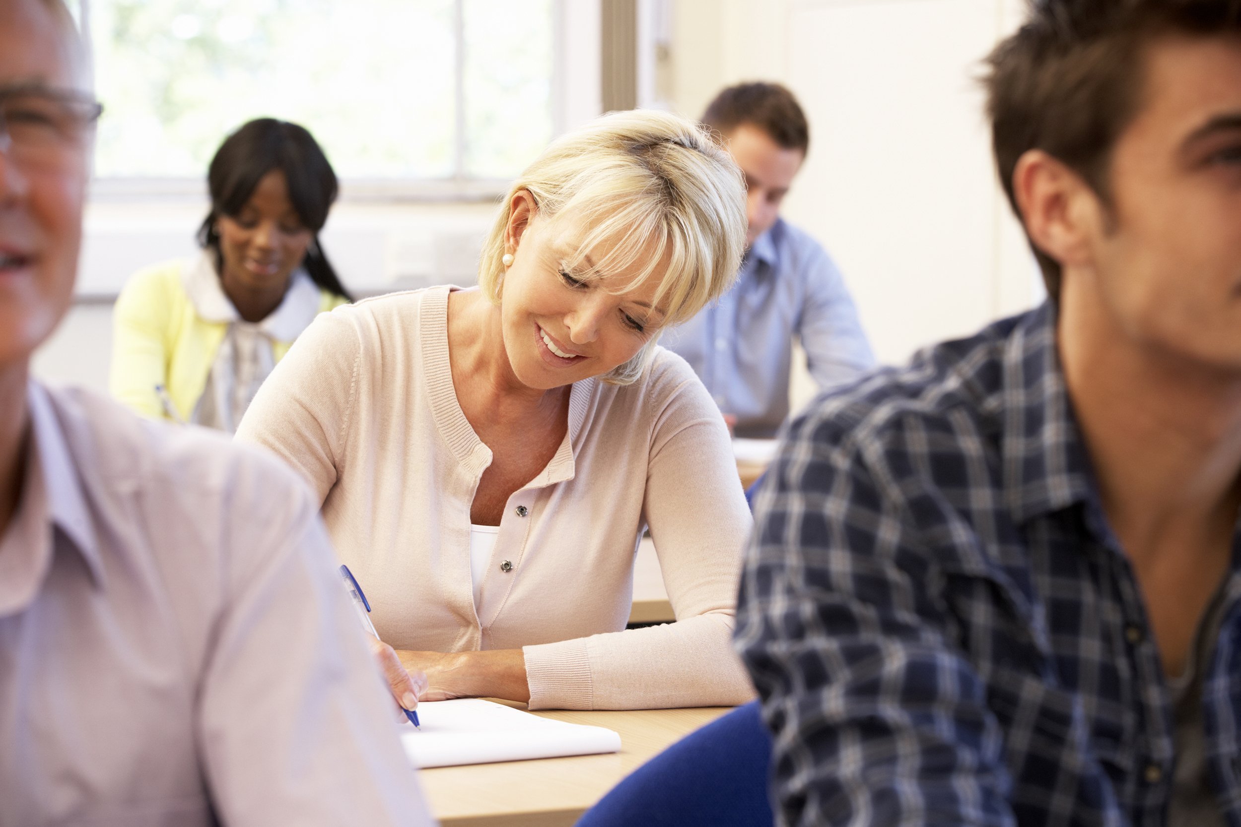 senior student in class