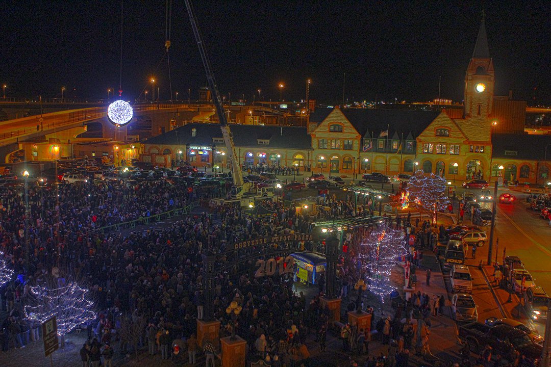NYE Ball Drop in Cheyenne, WY